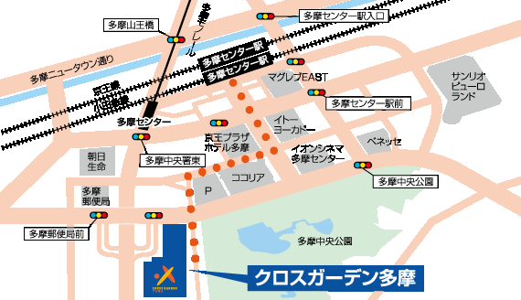公共の交通機関用地図